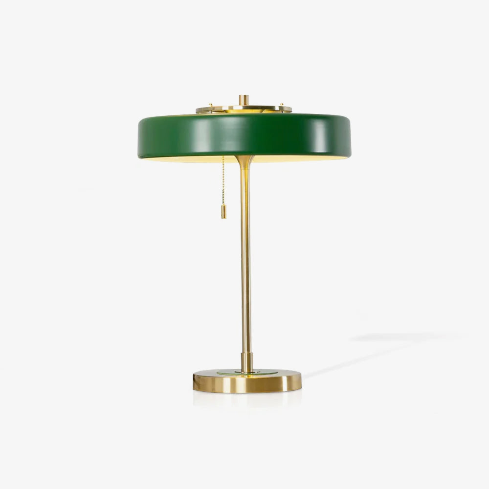 Bauhaus Table Lamp with Cylindrical Shade Design