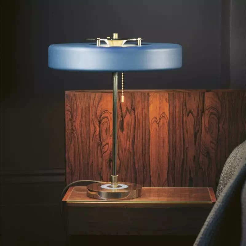 Bauhaus Table Lamp with Cylindrical Shade Design
