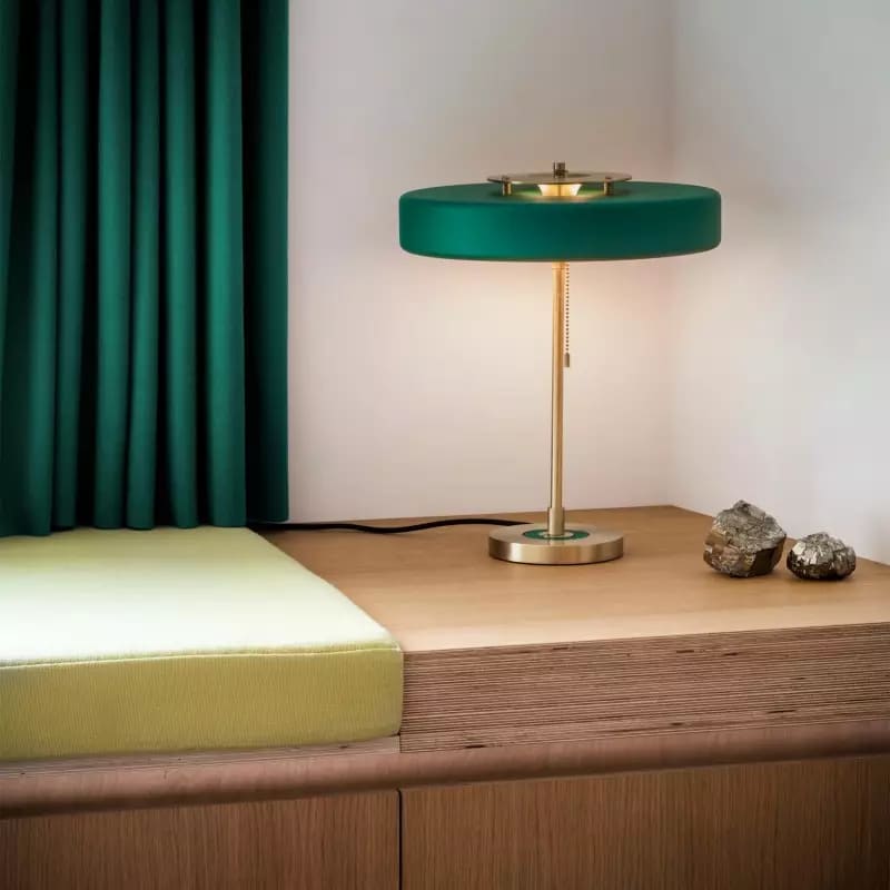 Bauhaus Table Lamp with Cylindrical Shade Design