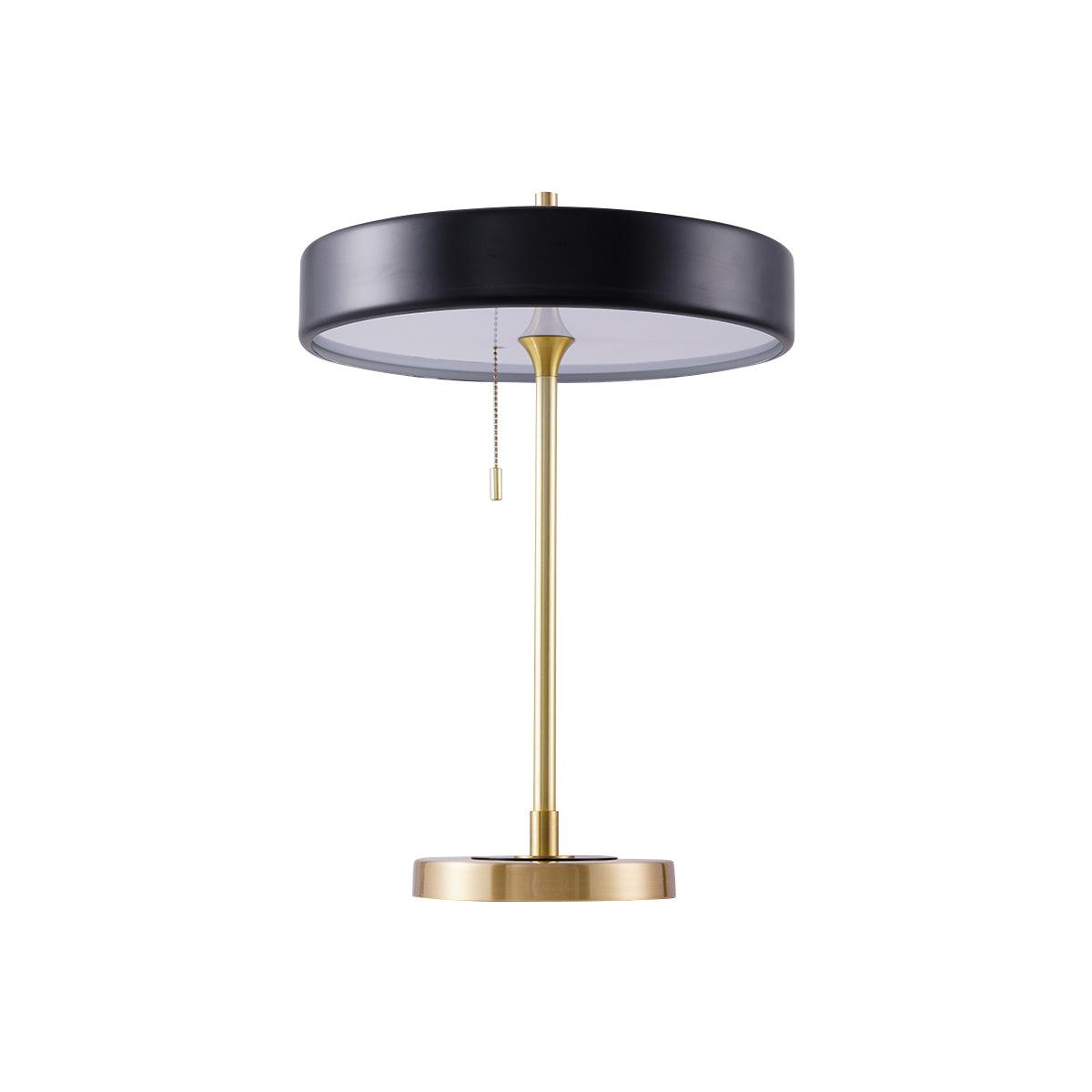 Bauhaus Table Lamp with Cylindrical Shade Design