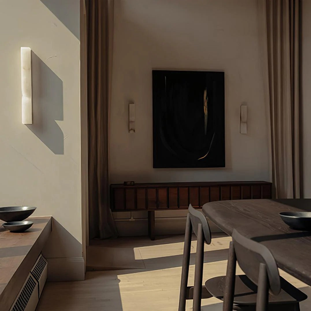 Minimalist Structured Dual-Curve Wall Sconce LED