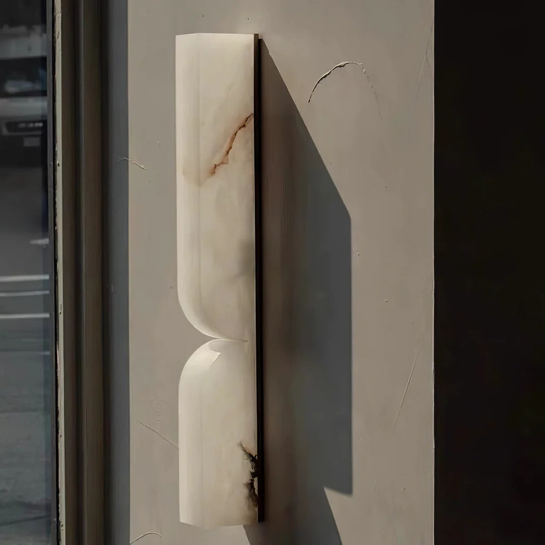 Minimalist Structured Dual-Curve Wall Sconce LED