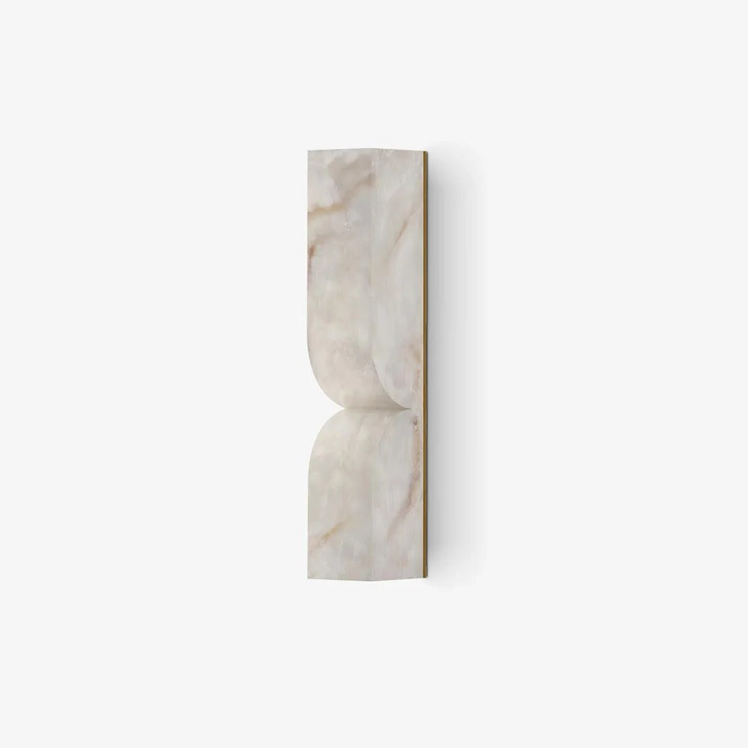 Minimalist Structured Dual-Curve Wall Sconce LED