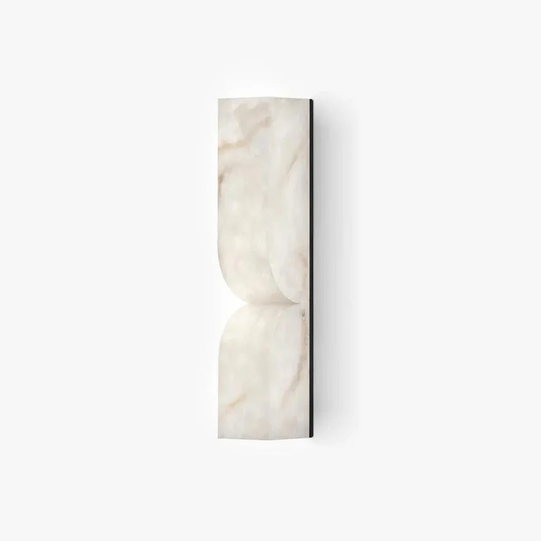Minimalist Structured Dual-Curve Wall Sconce LED
