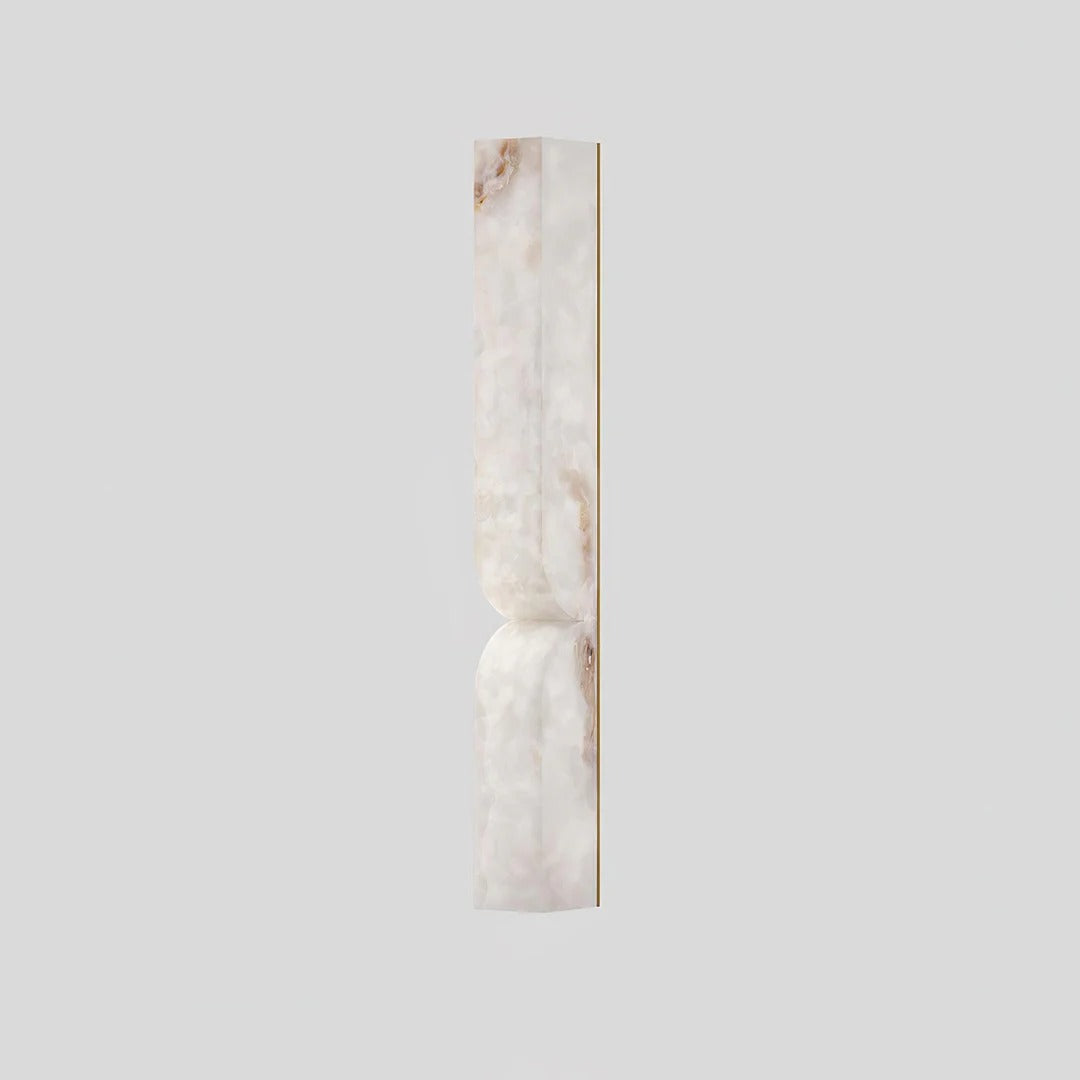Minimalist Structured Dual-Curve Wall Sconce LED