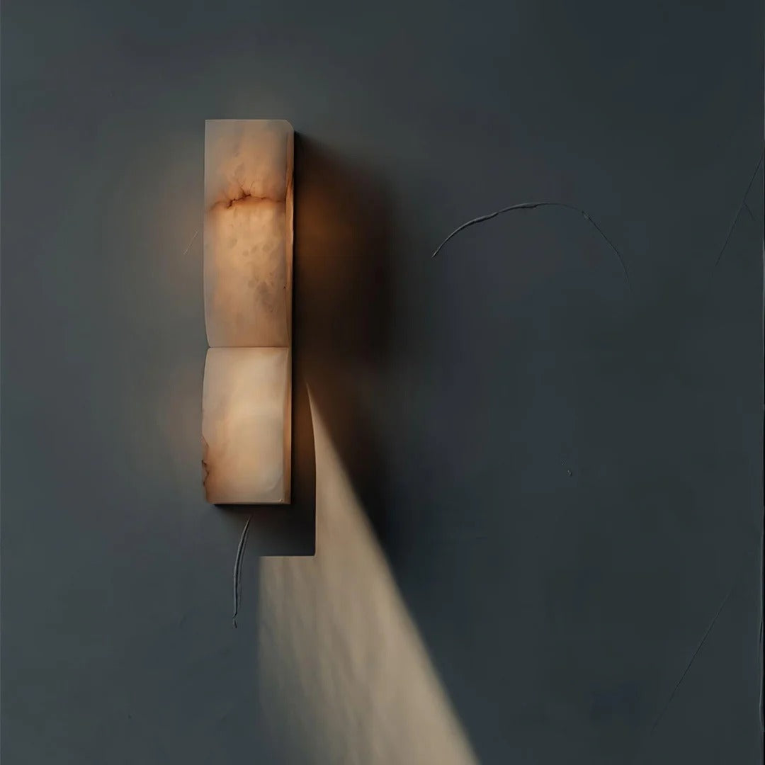 Minimalist Structured Dual-Curve Wall Sconce LED