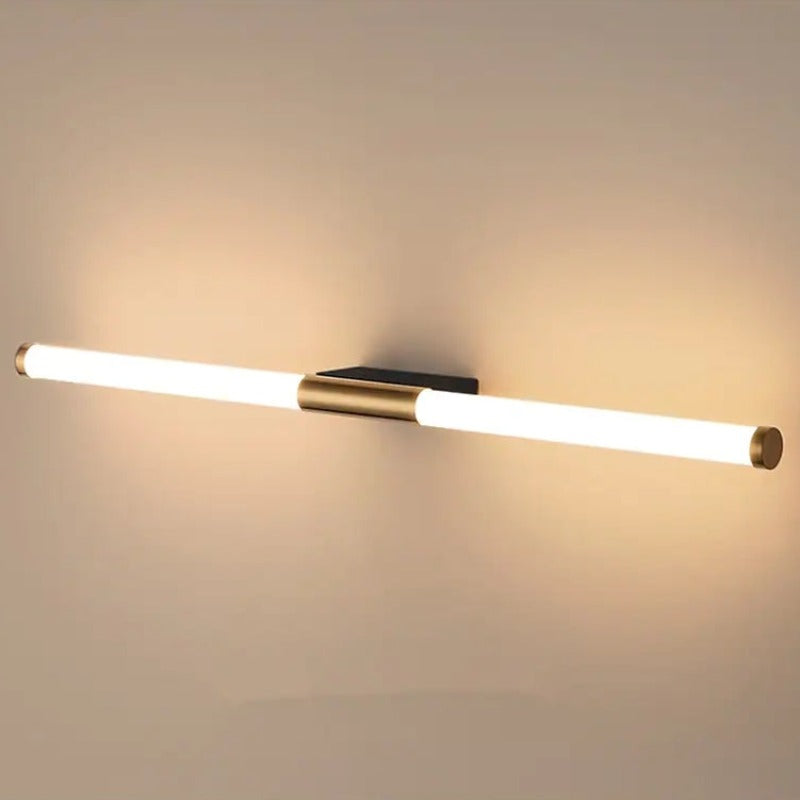 Modern cylindrical wall sconce with integrated LED