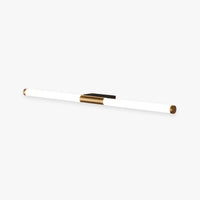 Modern cylindrical wall sconce with integrated LED