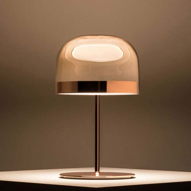 Minimalist Geometric Table Lamp – Integrated LED