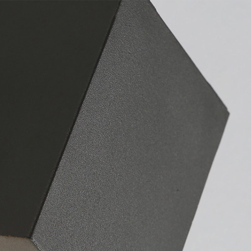 Minimalist Outdoor Exterior Wall Light – Black, Steady or Sensor Modes