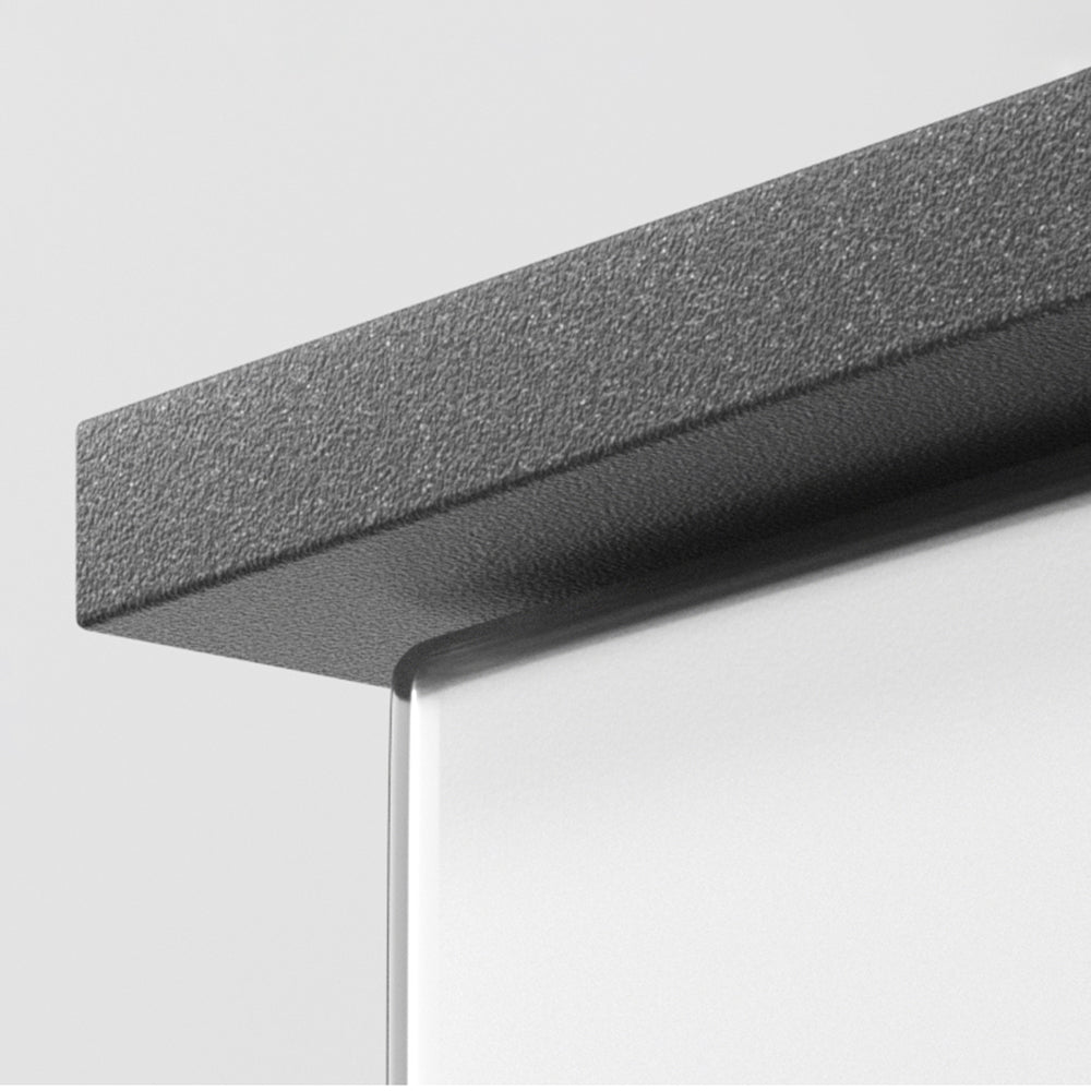 Minimalist Outdoor Wall Light – Black, Solar or Hardwired, Waterproof Design