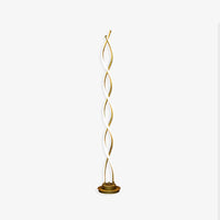 Contemporary Double Spiral Floor Lamp with LED