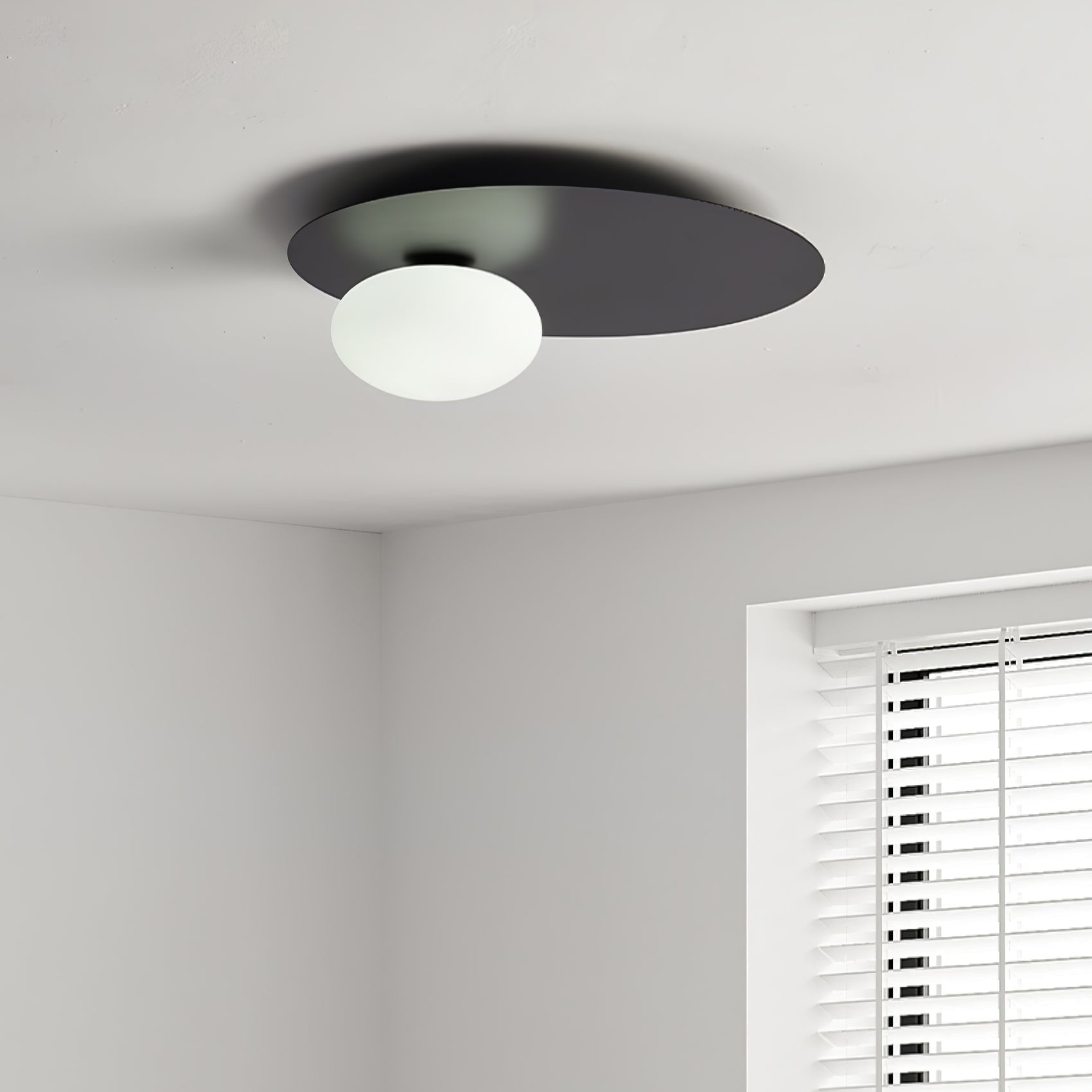 Modern Minimalist Flush Mount Light Oval Dome