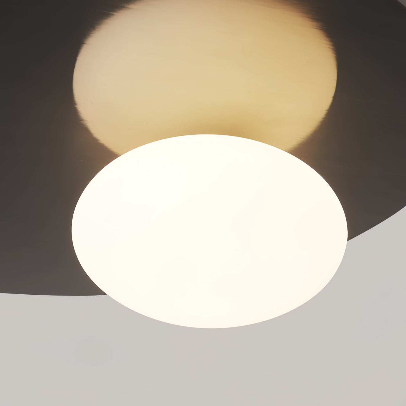 Modern Minimalist Flush Mount Light Oval Dome