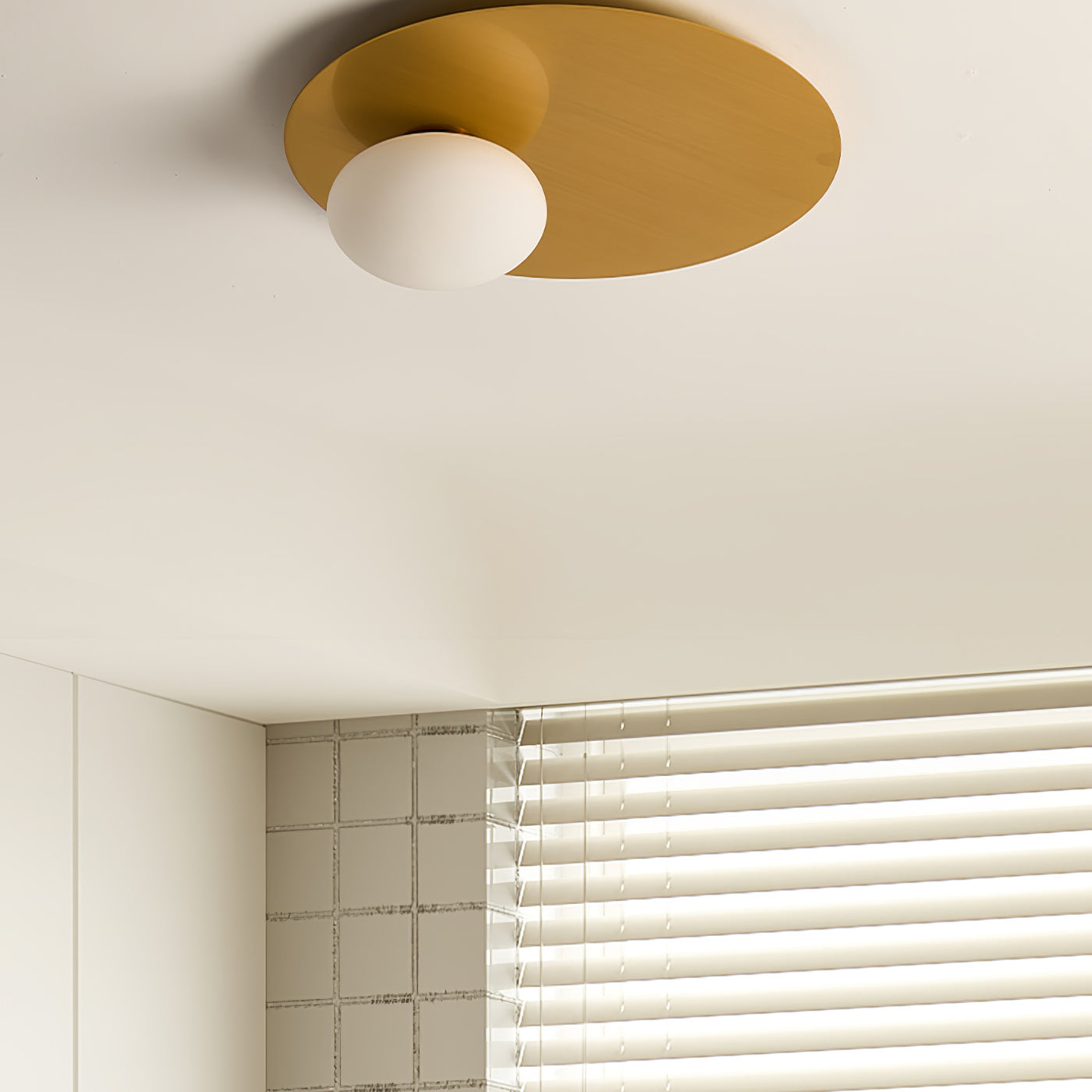 Modern Minimalist Flush Mount Light Oval Dome