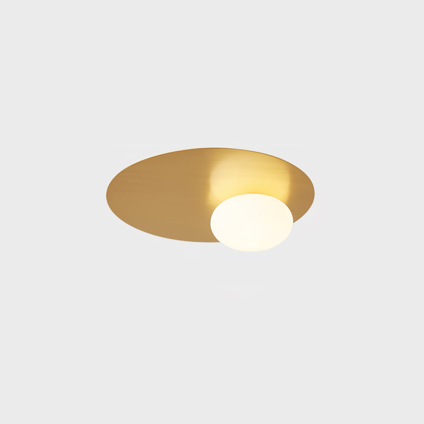Modern Minimalist Flush Mount Light Oval Dome