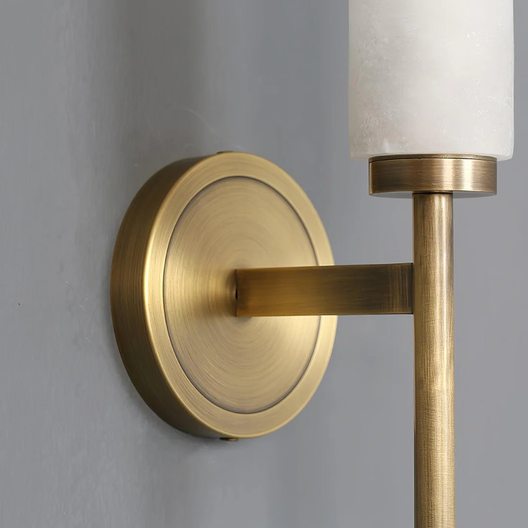 Modern Minimalist Wall Sconce with Cylindrical Shade