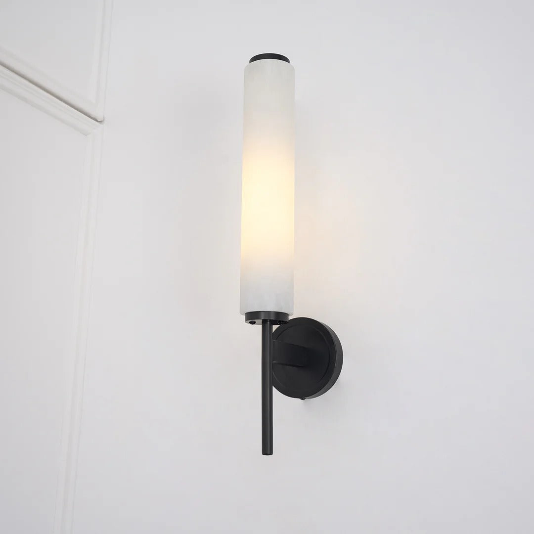 Modern Minimalist Wall Sconce with Cylindrical Shade