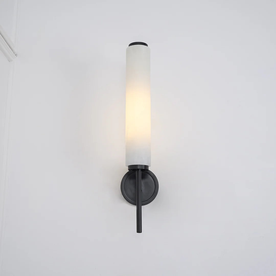 Modern Minimalist Wall Sconce with Cylindrical Shade