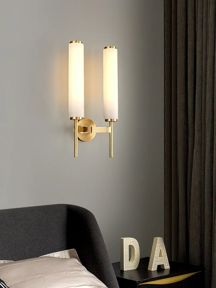 Modern Minimalist Wall Sconce with Cylindrical Shade