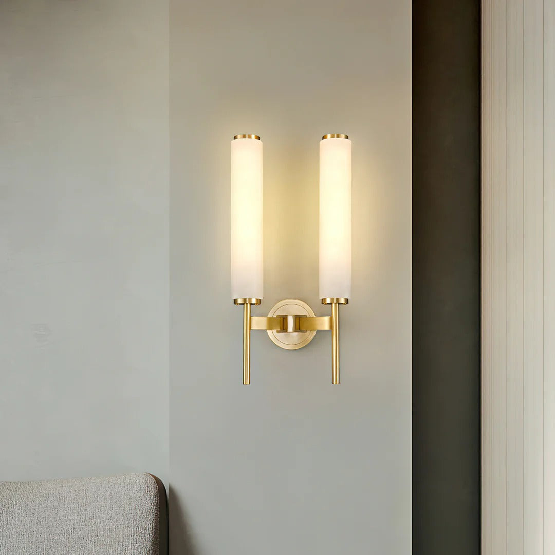 Modern Minimalist Wall Sconce with Cylindrical Shade