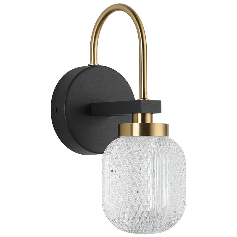 Modern Wall Sconce with Cylindrical Integrated LED