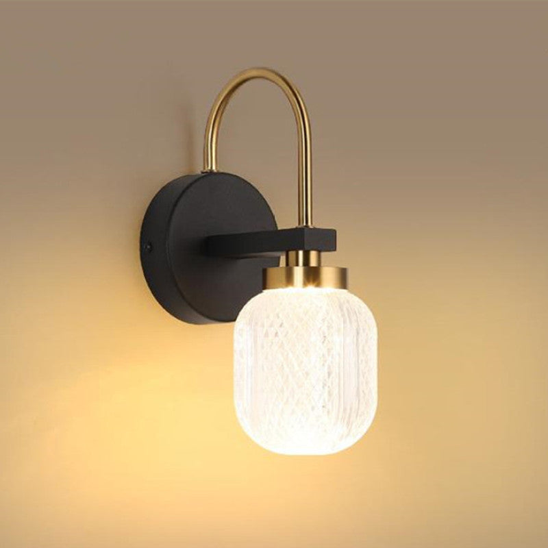 Modern Wall Sconce with Cylindrical Integrated LED