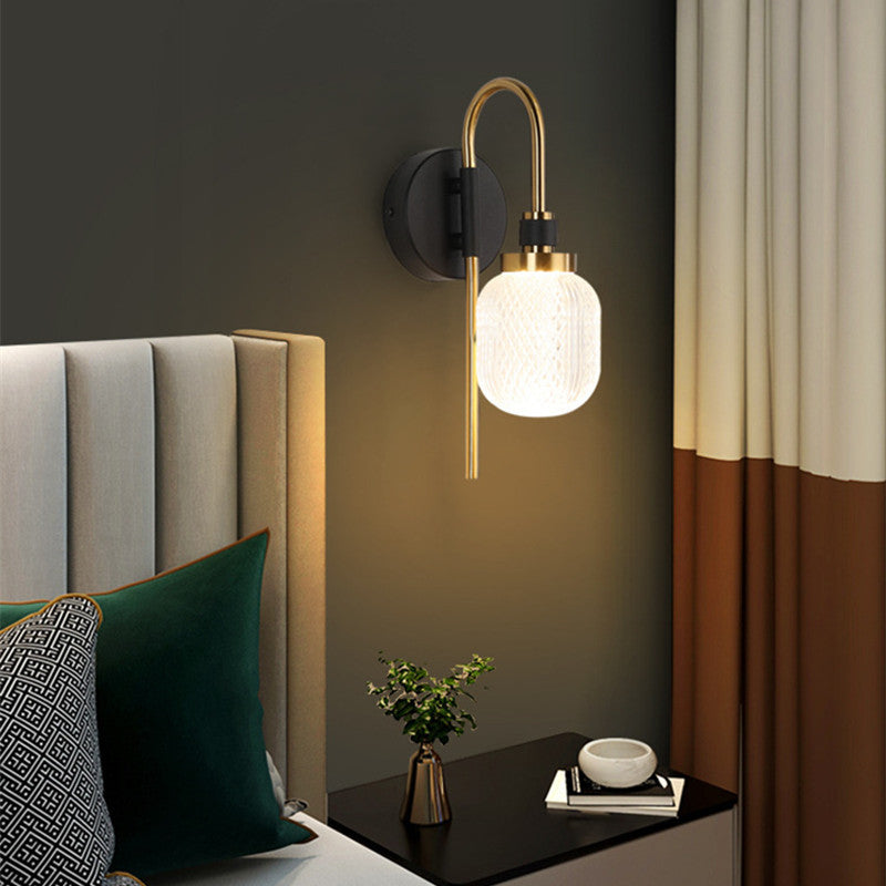 Modern Wall Sconce with Cylindrical Integrated LED