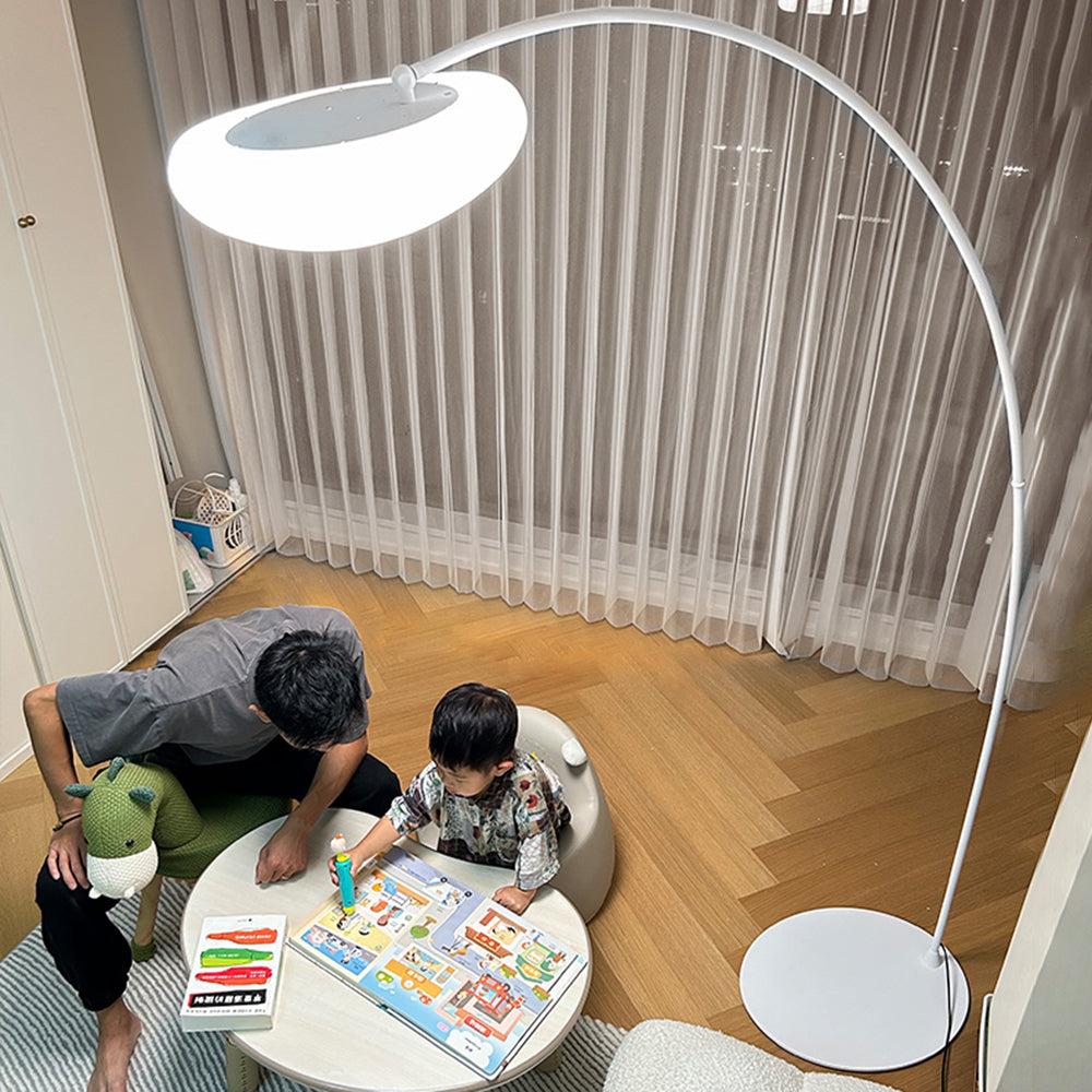 Minimalist Arched Floor Lamp – Ambient Dimming
