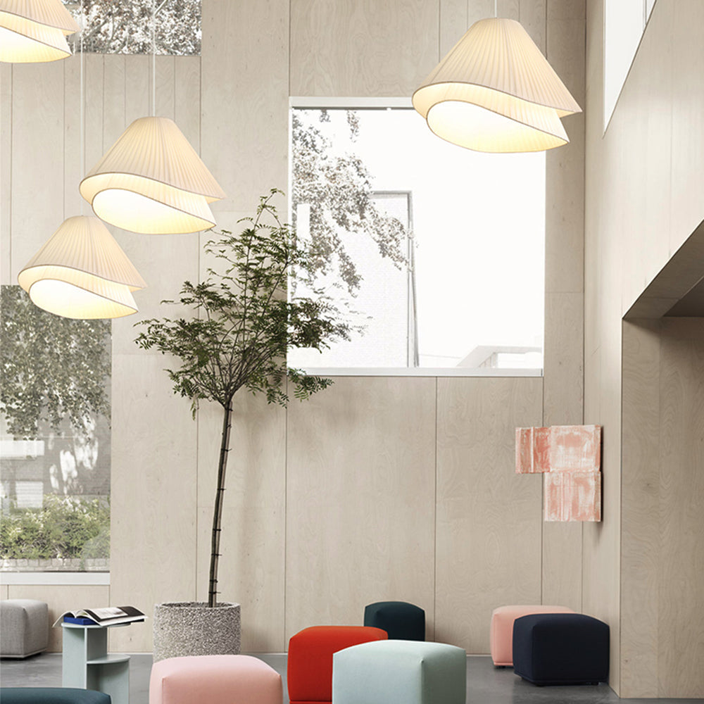 Scandinavian Dual-Layer Conical Pendant Light