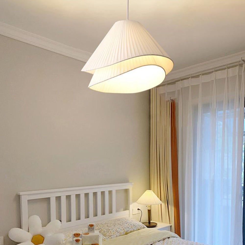 Scandinavian Dual-Layer Conical Pendant Light