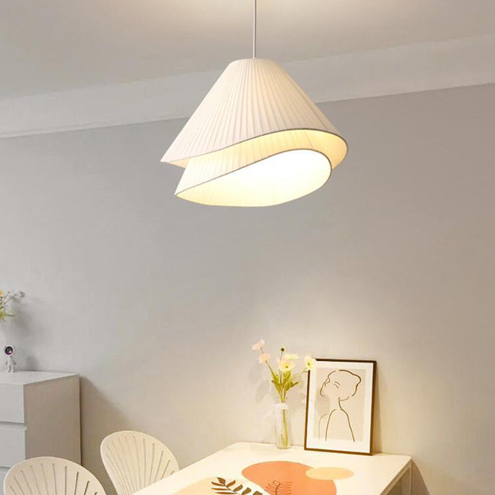 Scandinavian Dual-Layer Conical Pendant Light