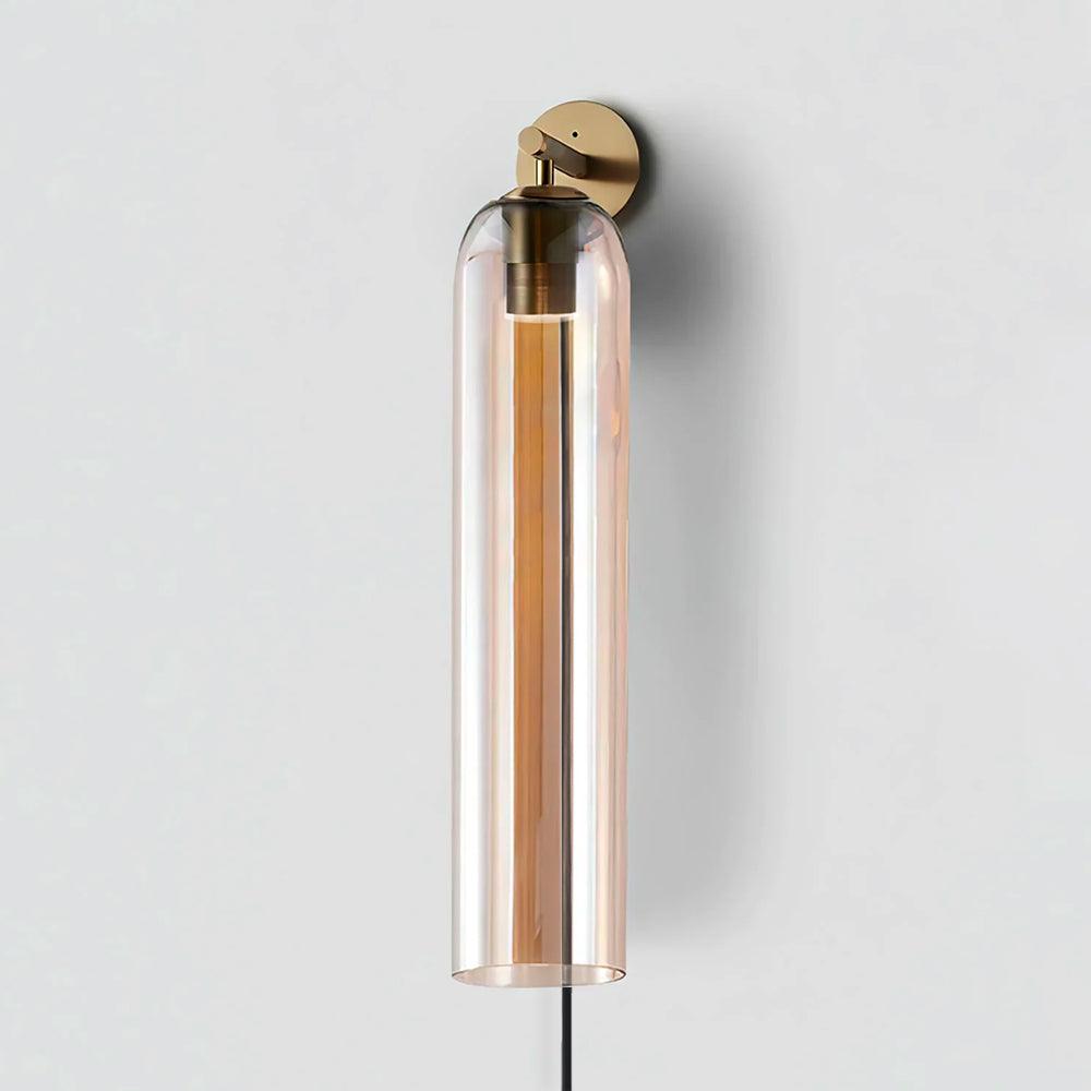 Scandinavian Cylindrical Wall Sconce Plug-In
