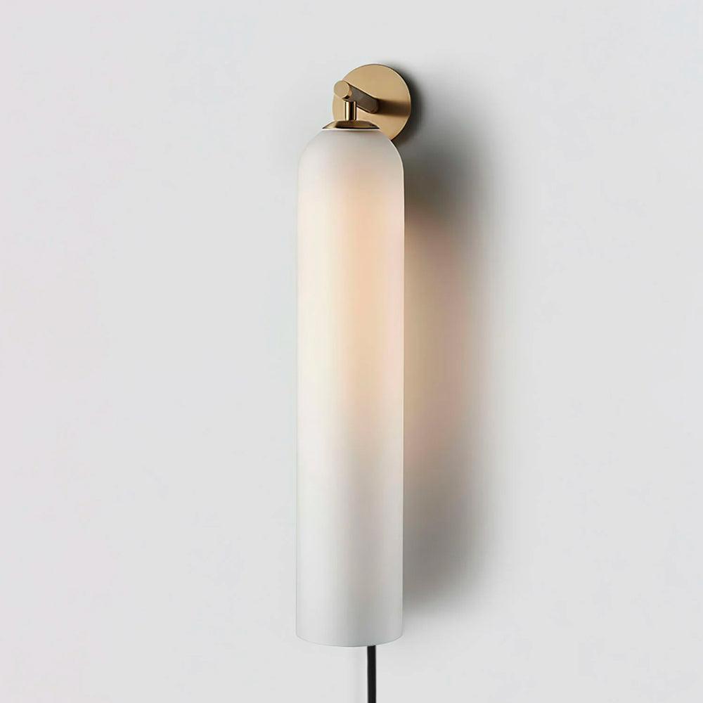 Scandinavian Cylindrical Wall Sconce Plug-In