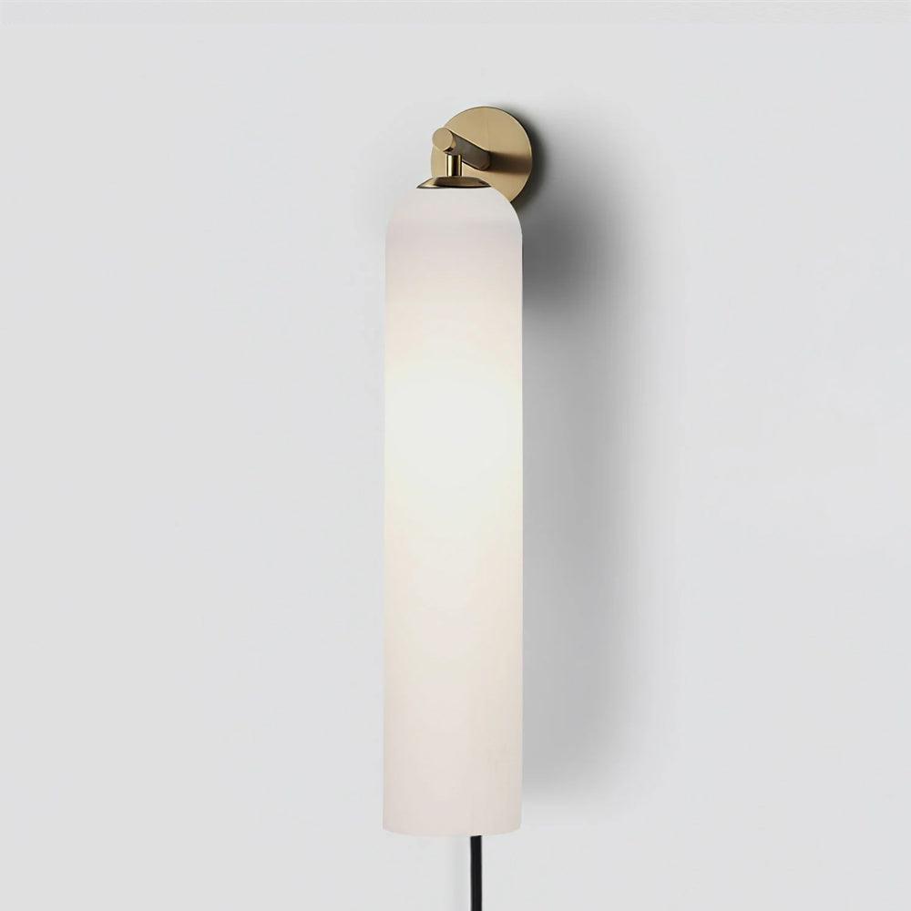 Scandinavian Cylindrical Wall Sconce Plug-In