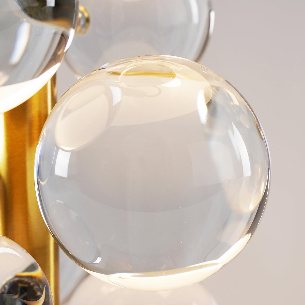 Geometric Hemispherical Dome Table Lamp – Art Deco