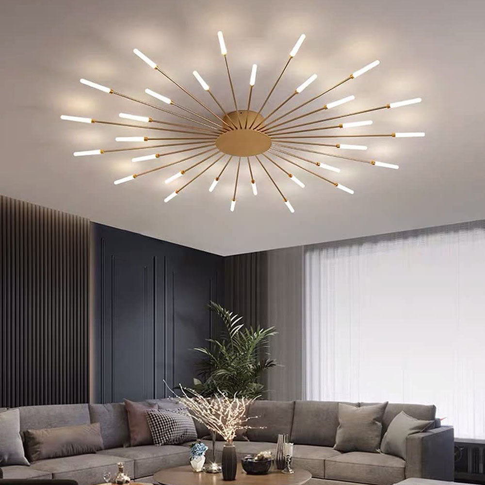 Fireworks Ceiling Light – Modern Dimmable Rods
