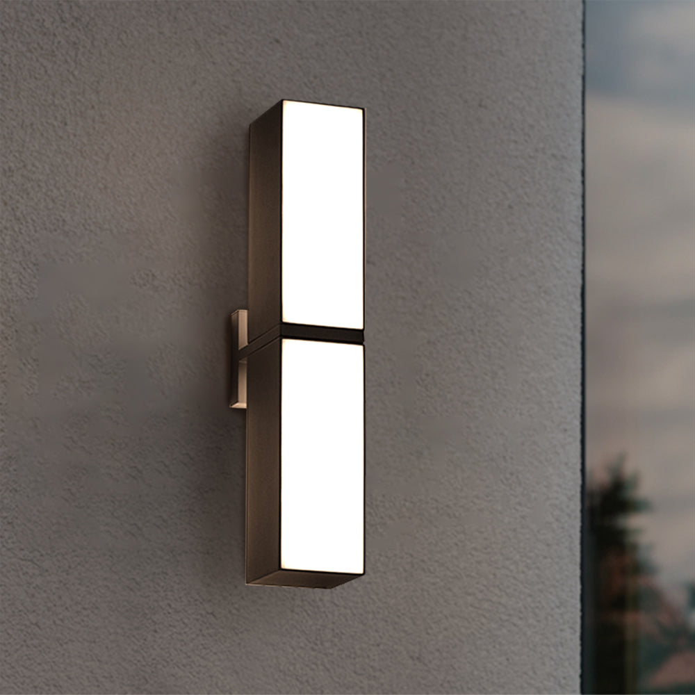 Modern Geometric Outdoor Wall Lamp – Black, Multiple Styles, Waterproof