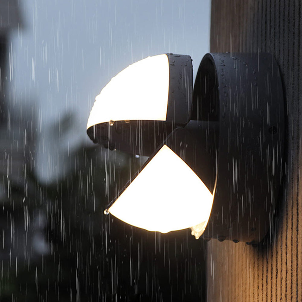 Modern Geometric Outdoor Wall Lamp – Black, Multiple Styles, Waterproof