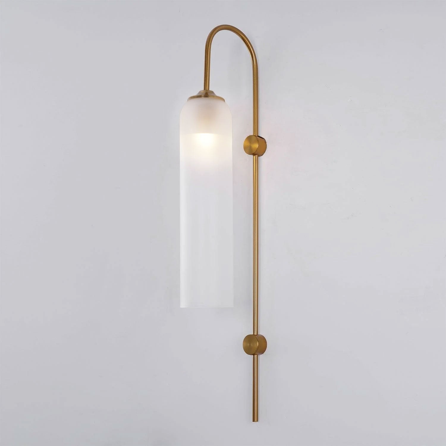 Modern Minimalist Wall Sconce – Cylindrical Glass