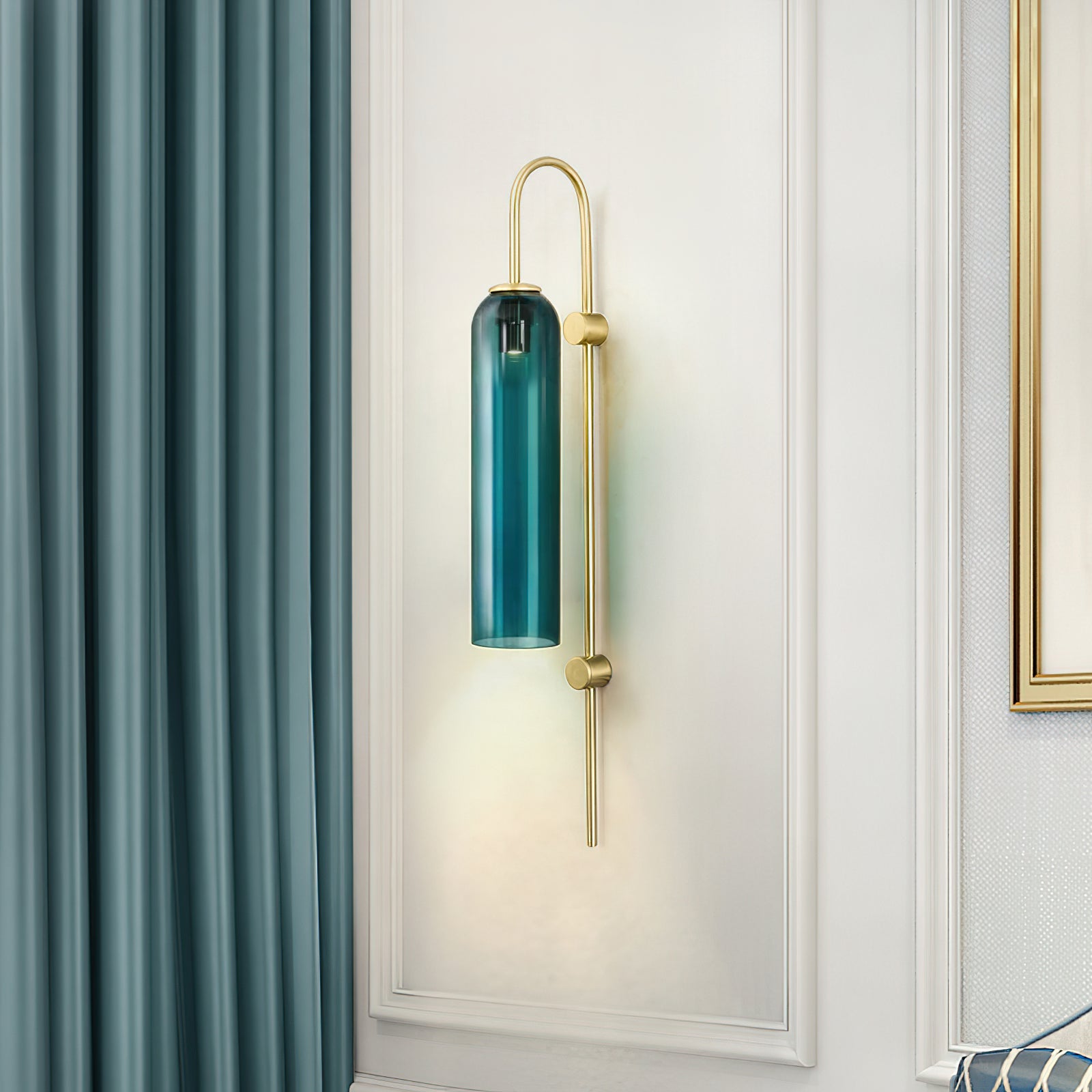 Modern Minimalist Wall Sconce – Cylindrical Glass
