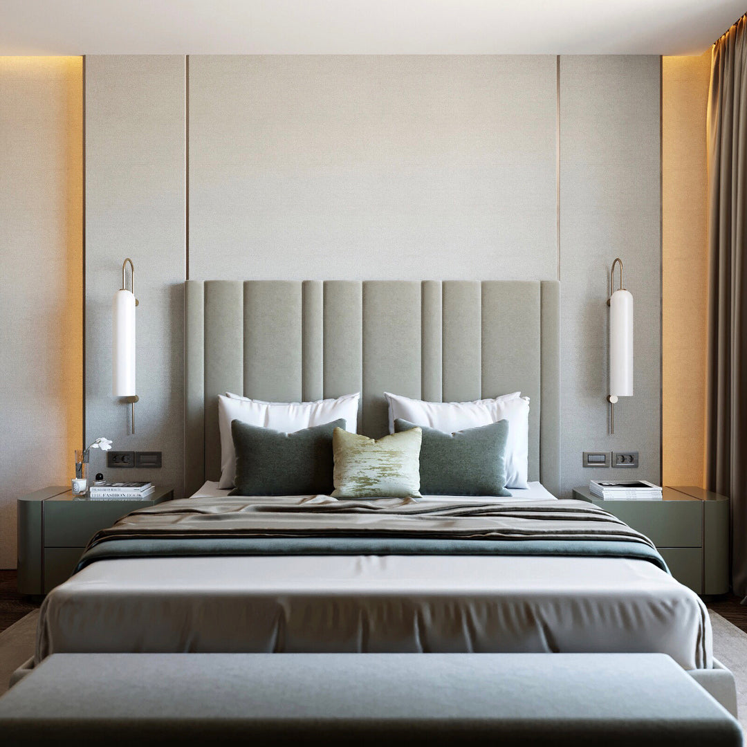 Modern Minimalist Wall Sconce – Cylindrical Glass