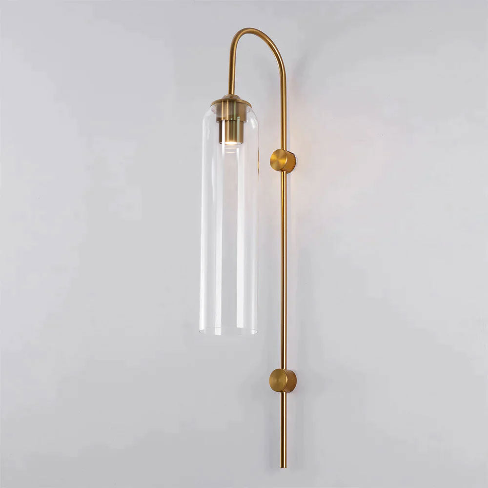 Modern Minimalist Wall Sconce – Cylindrical Glass