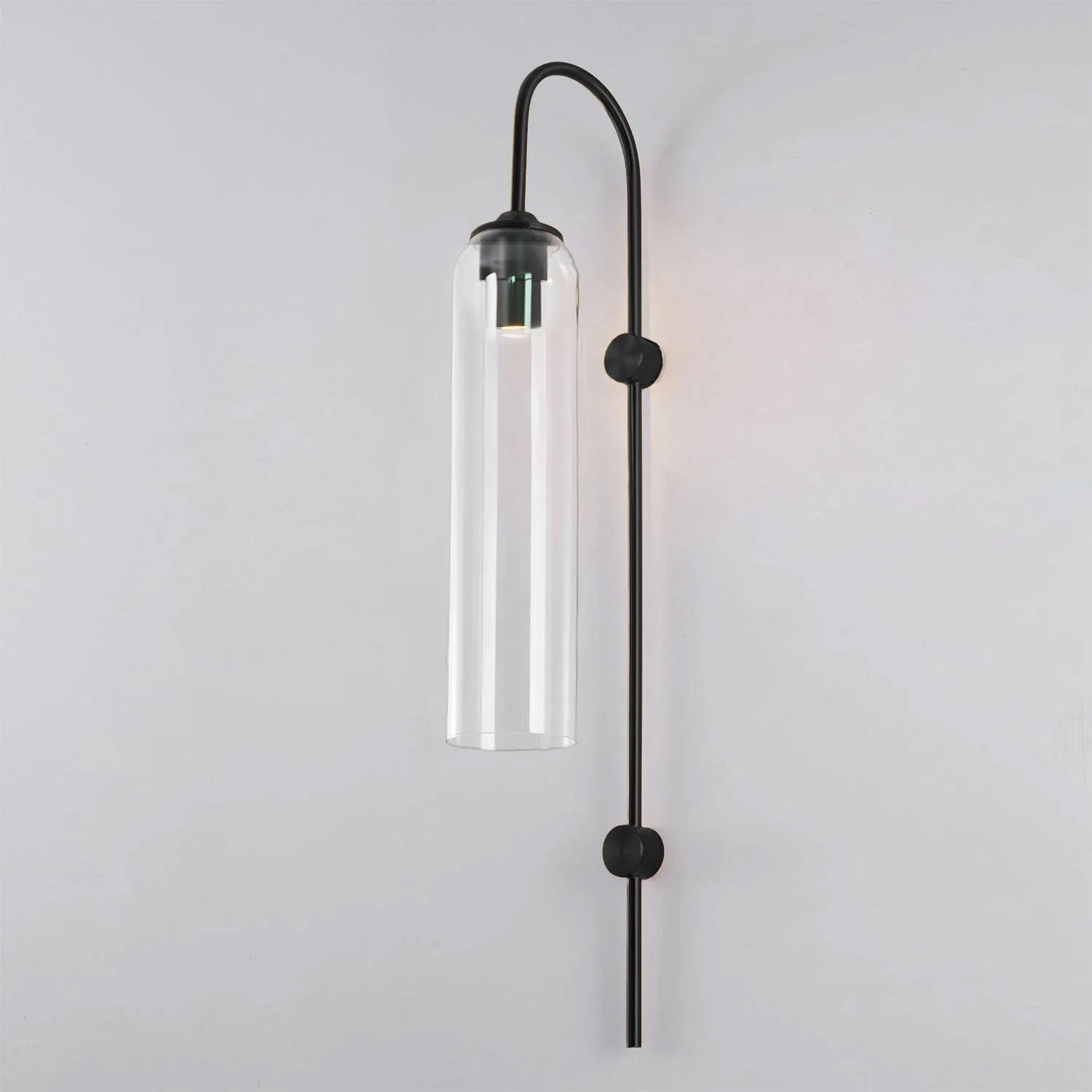 Modern Minimalist Wall Sconce – Cylindrical Glass