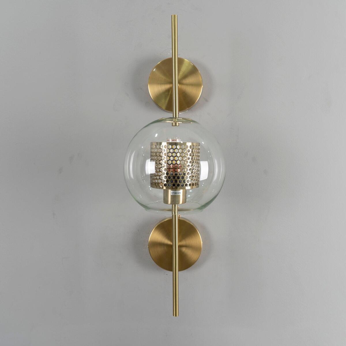 Industrial Cylindrical Wall Sconce with Round Diffuser