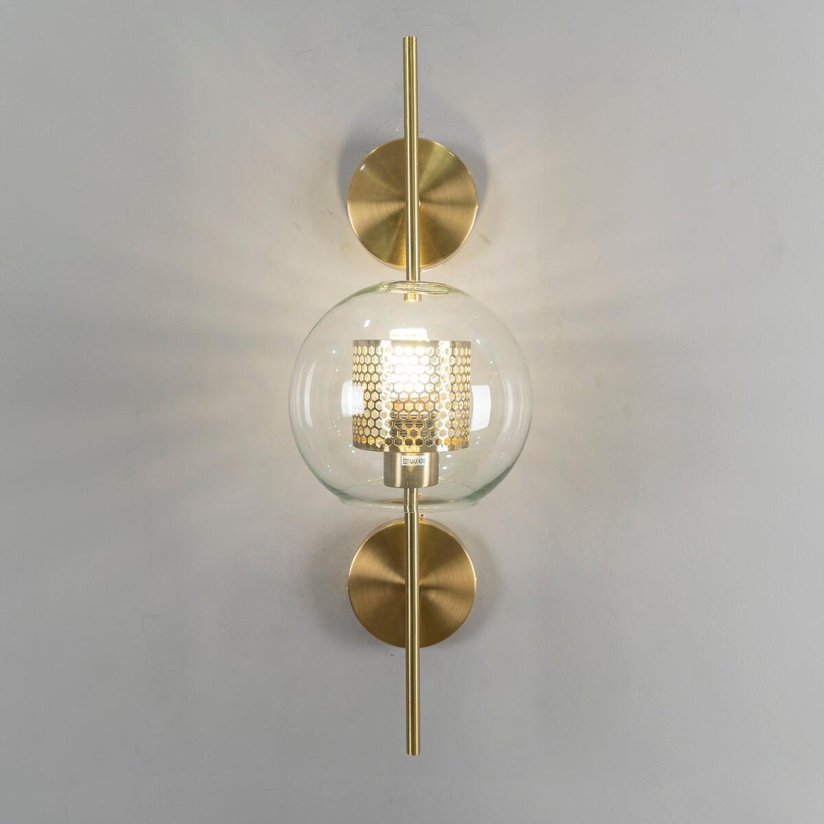 Industrial Cylindrical Wall Sconce with Round Diffuser