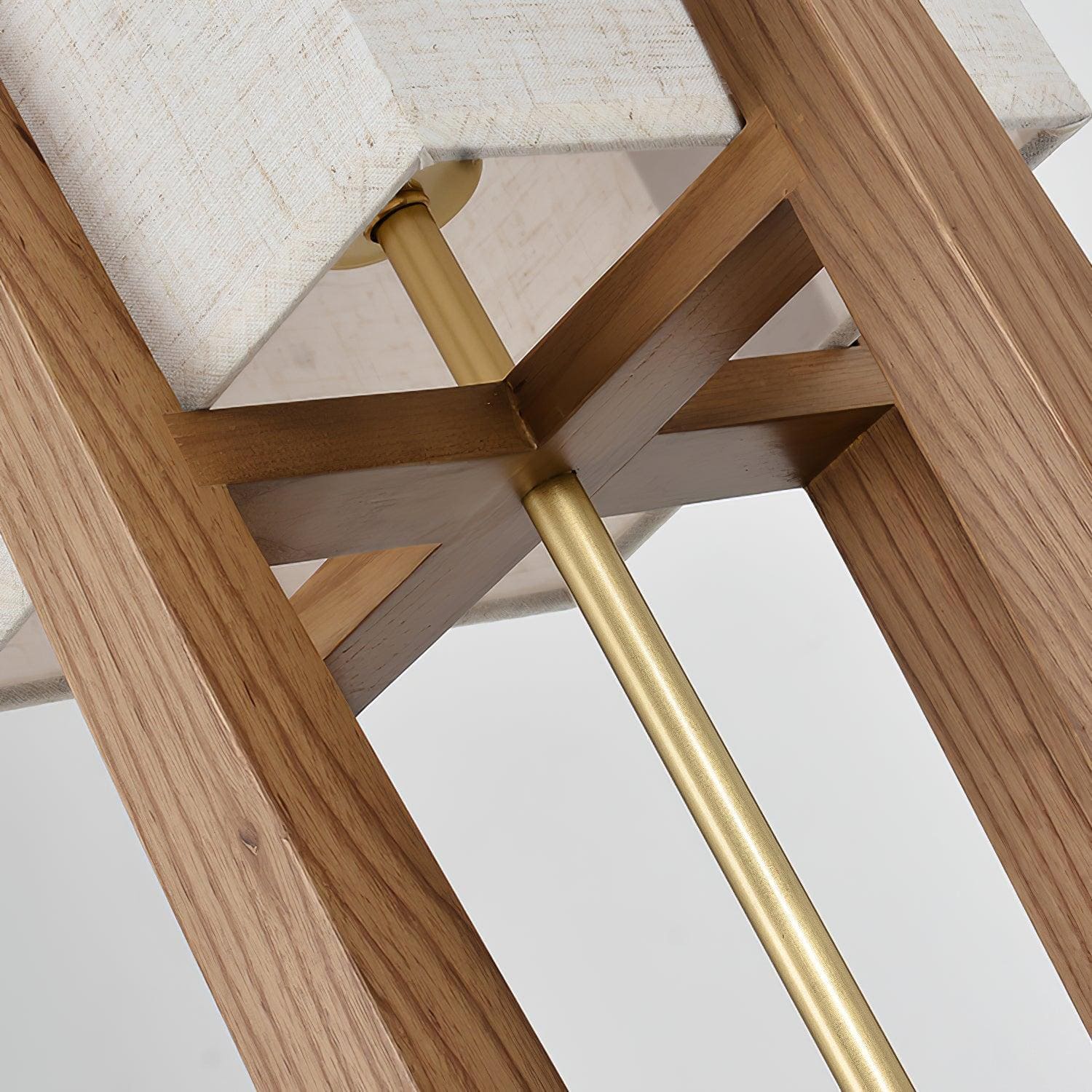 Mid-Century Modern Floor Lamp with U-Shaped Base