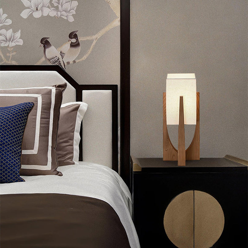Mid-Century Modern Floor Lamp with U-Shaped Base