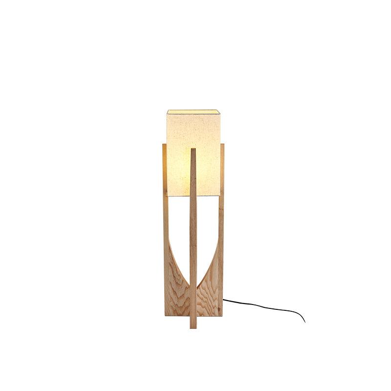 Mid-Century Modern Floor Lamp with U-Shaped Base