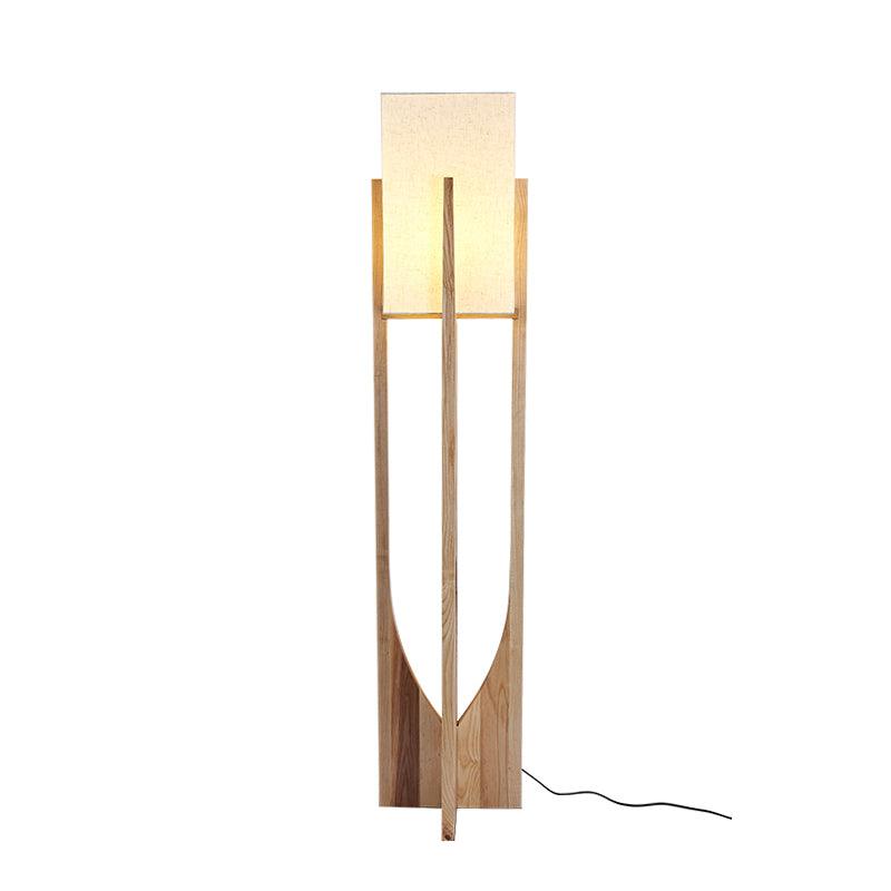 Mid-Century Modern Floor Lamp with U-Shaped Base